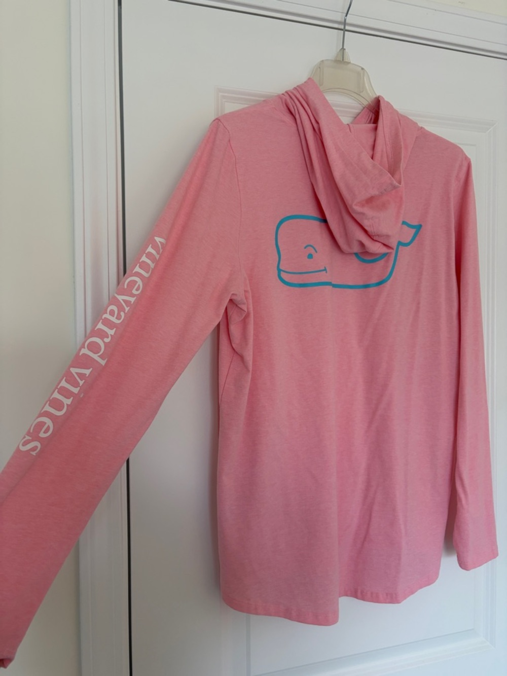 Vineyard Vines Pink Stretchy Long-Sleeve Hooded Tee - Picture 4 of 4